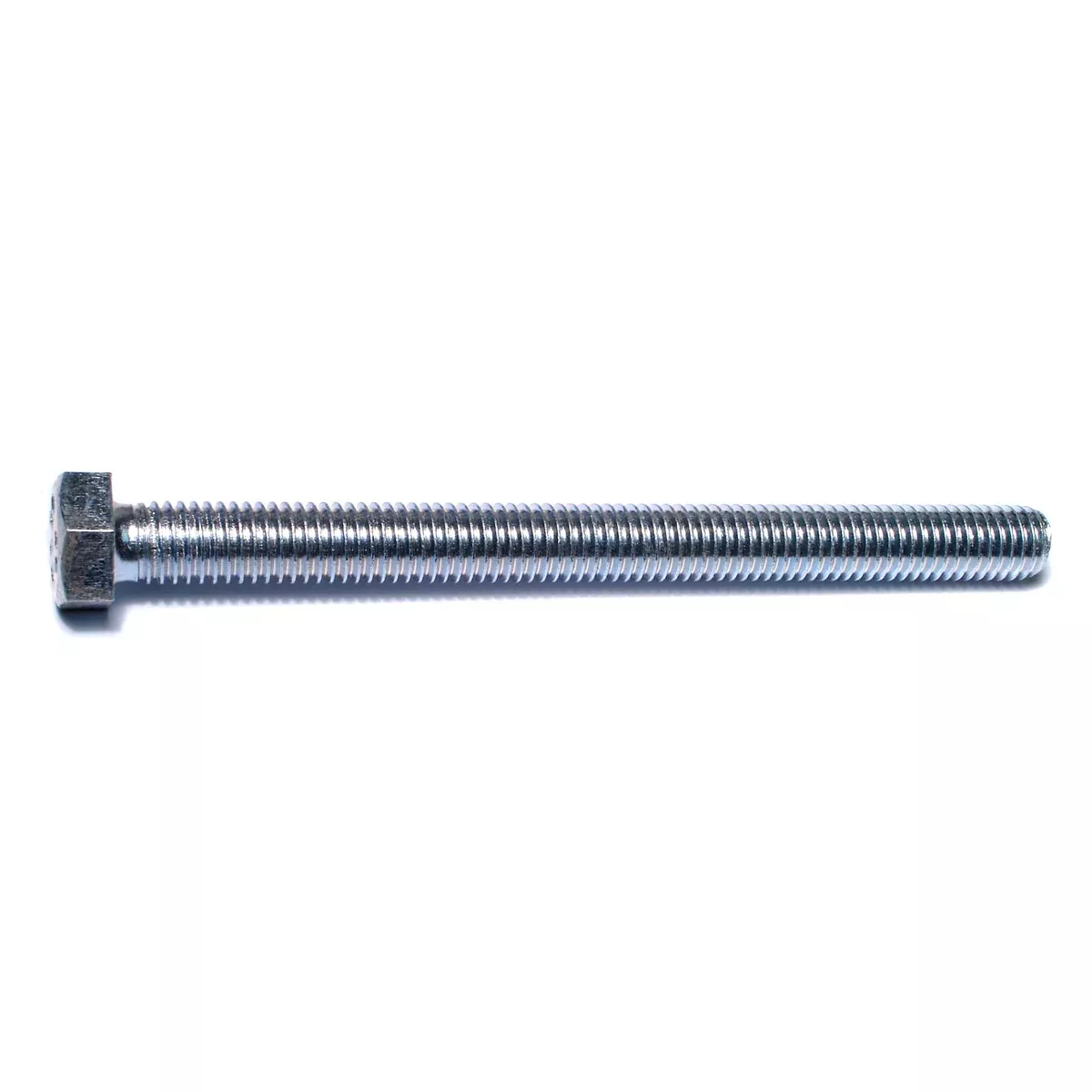 1/2"-13 x 6" Zinc Plated Steel Coarse Full Thread Hex Head Tap Bolts