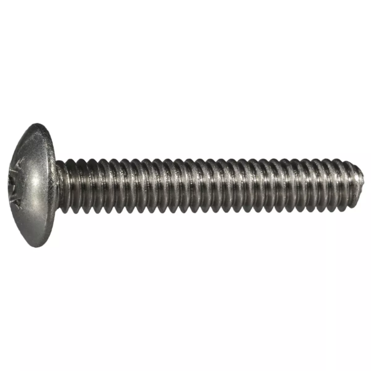 1/4"-20 x 1-1/2" 18-8 Stainless Steel Coarse Thread Phillips Truss Head Machine Screws