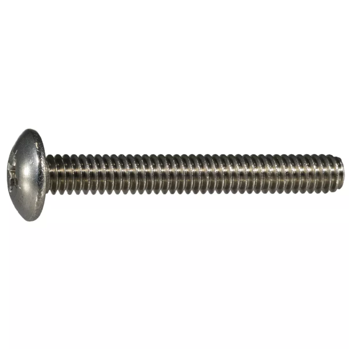 1/4"-20 x 2" 18-8 Stainless Steel Coarse Thread Phillips Truss Head Machine Screws