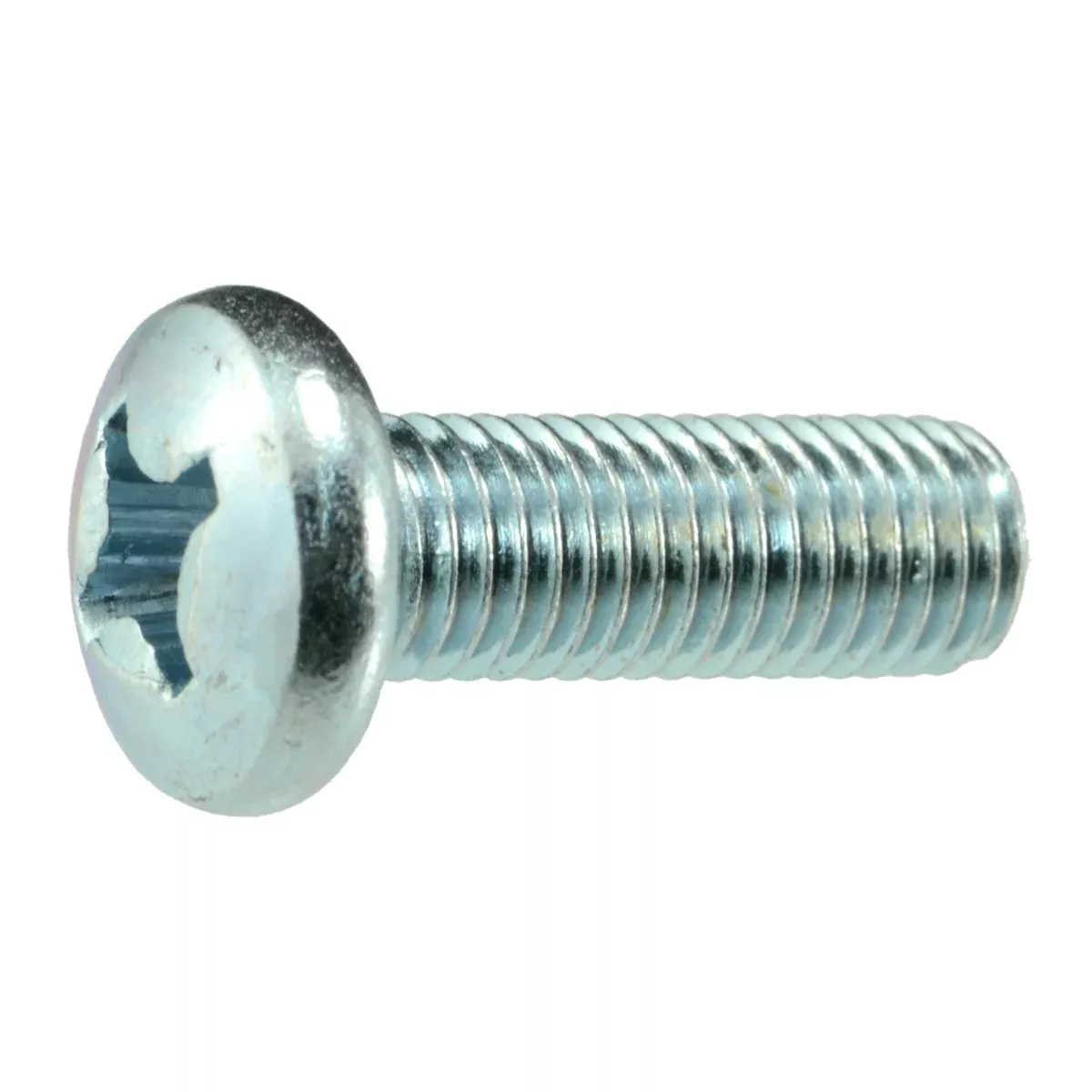 1/4"-28 x 3/4" Zinc Plated Steel Fine Thread Phillips Pan Head Machine Screws