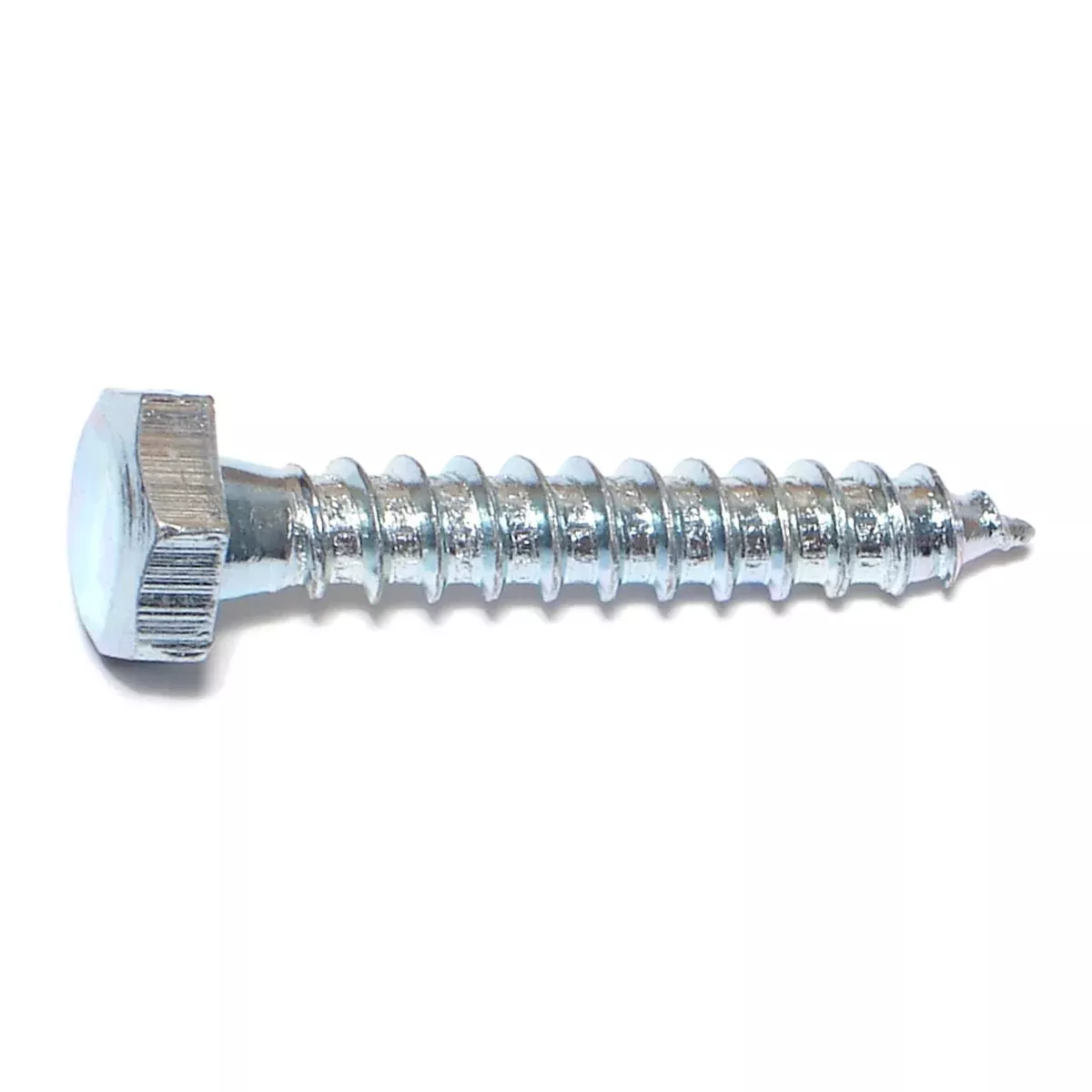 1/4" x 1-1/2" Zinc Plated Grade 2 / A307 Steel Hex Head Lag Screws