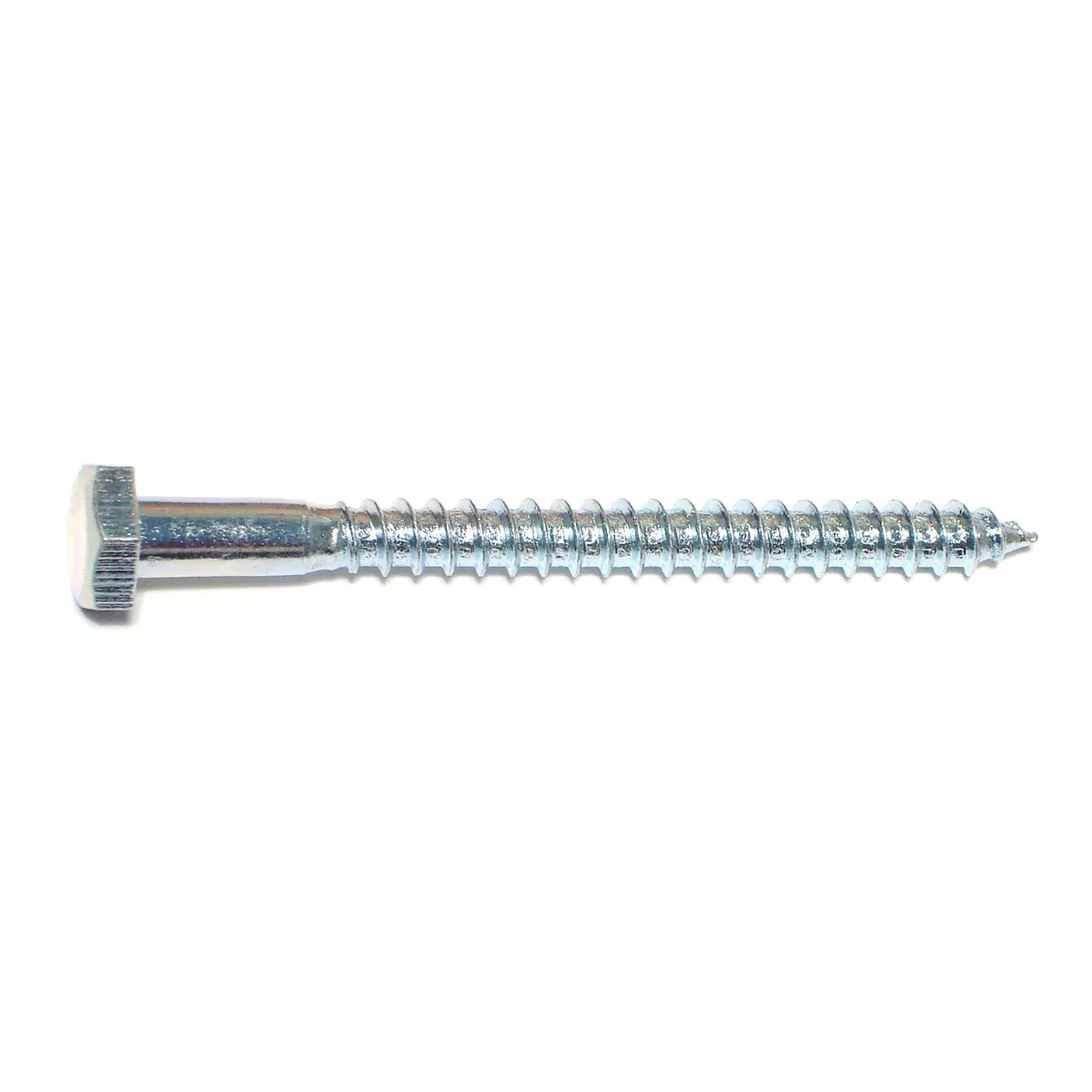 1/4" x 3" Zinc Plated Grade 2 / A307 Steel Hex Head Lag Screws