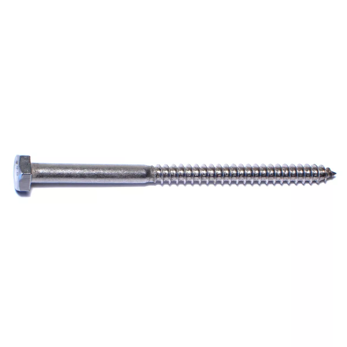 1/4" x 4" 18-8 Stainless Steel Hex Head Lag Screws