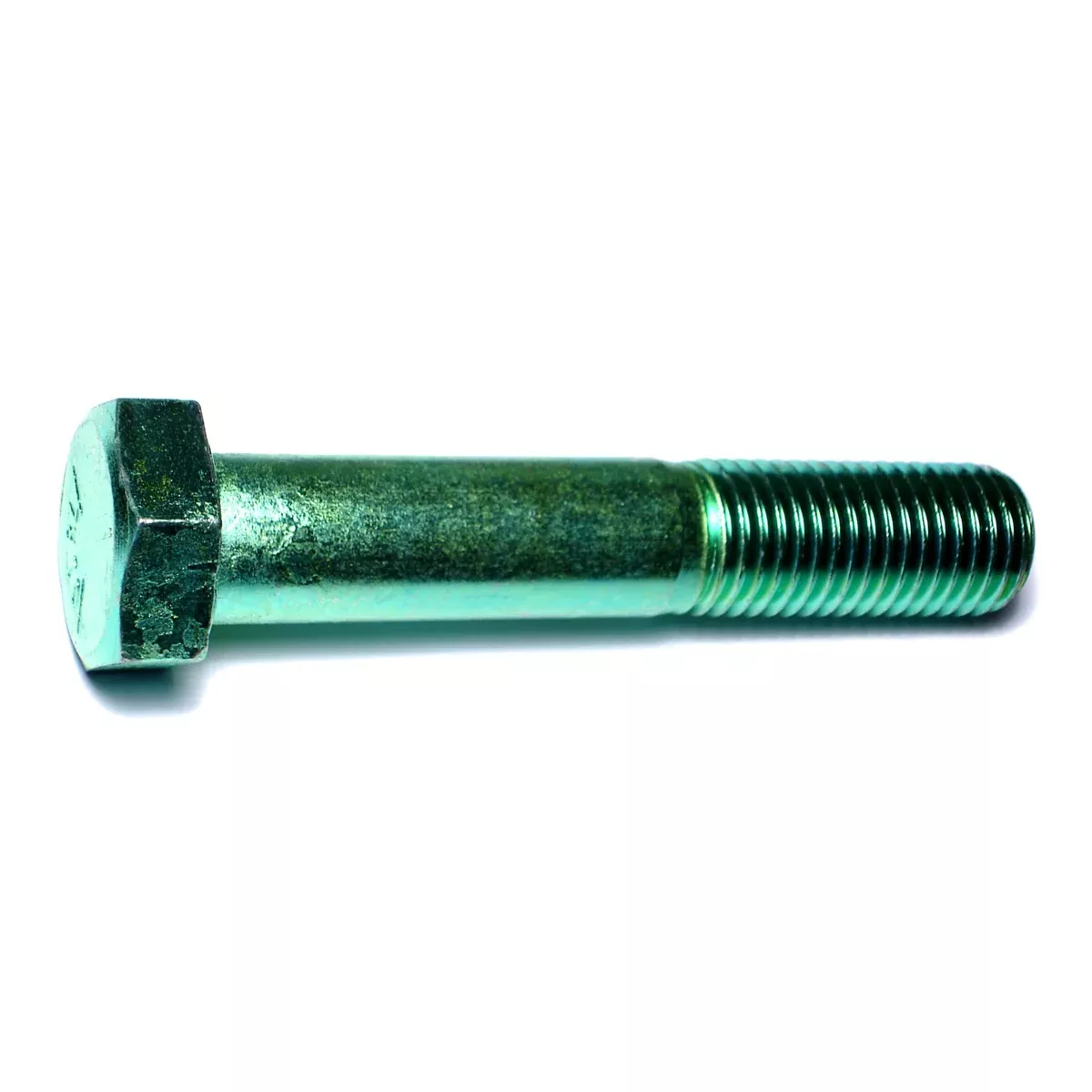 1"-8 x 5-1/2" Green Rinsed Zinc Grade 5 Hex Cap Screws (7 pcs.)