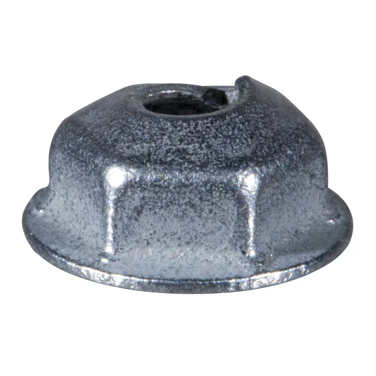 #10-24 x 1/2" Zinc Plated Steel Coarse Thread Washer Lock Nuts (15 pcs.)