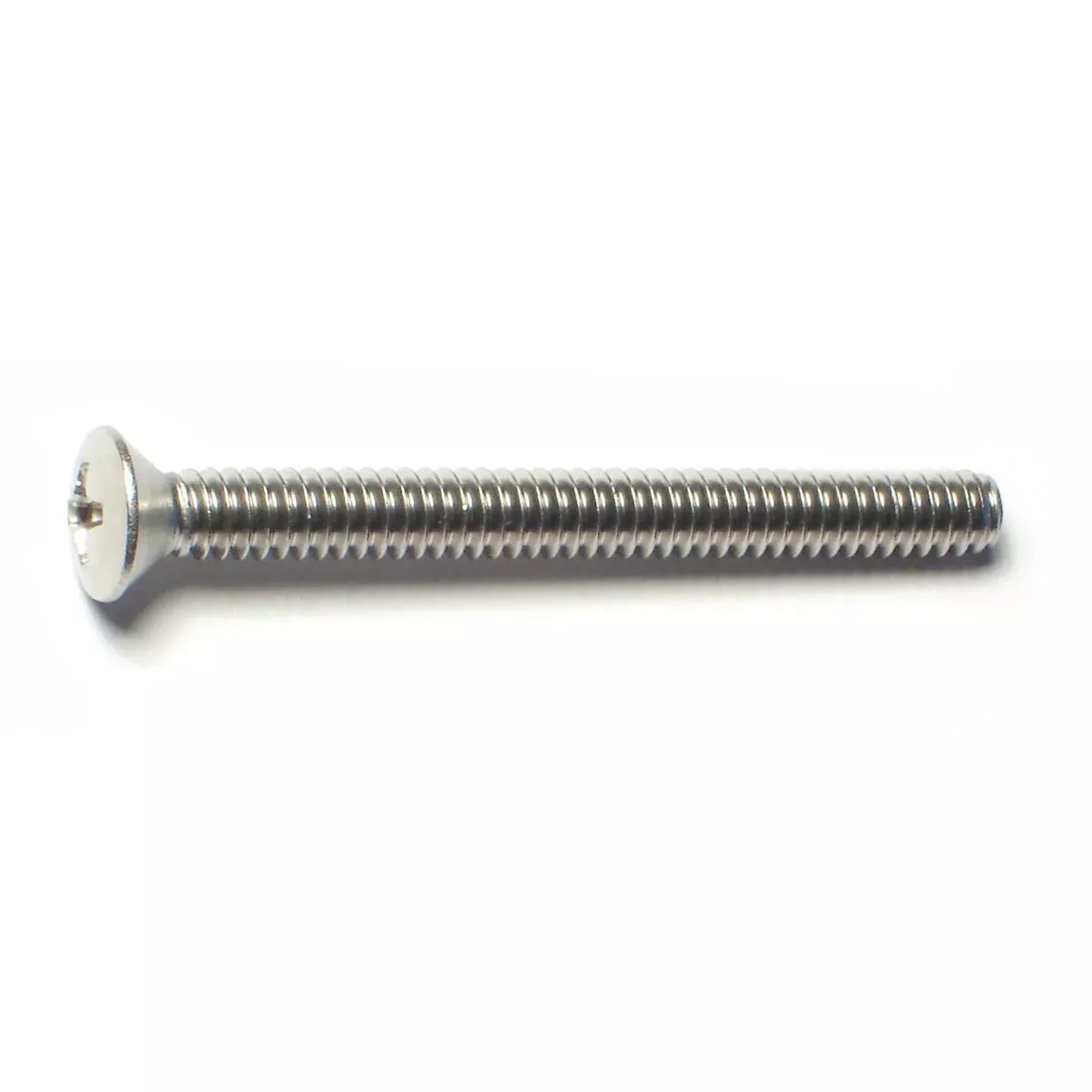 #10-24 x 2" 18-8 Stainless Steel Coarse Thread Phillips Oval Head Machine Screws