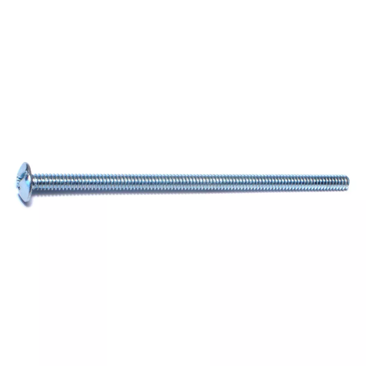 #10-24 x 4" Zinc Plated Steel Coarse Thread Combo Truss Head Machine Screws