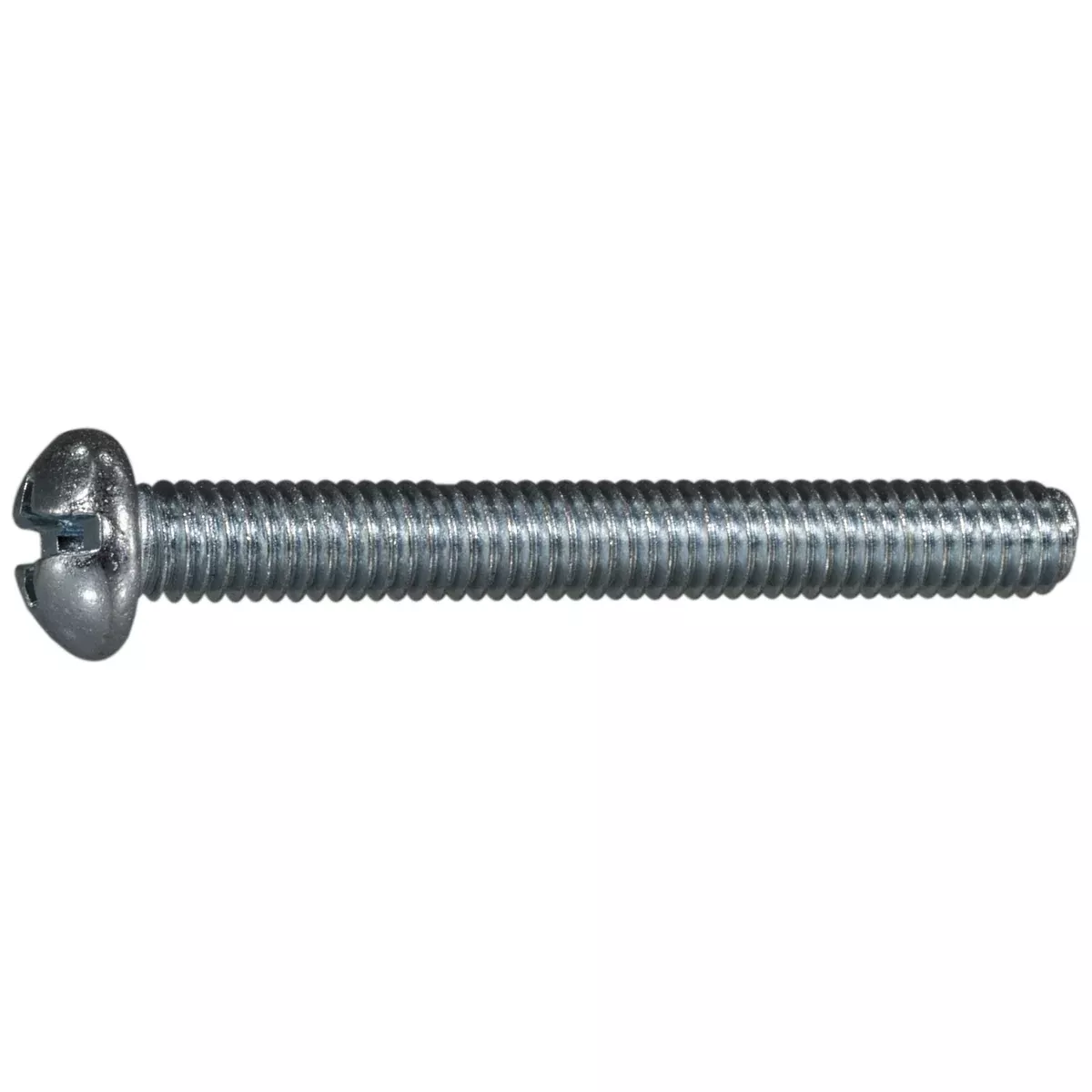 #10-32 x 1-1/2" Zinc Plated Steel Fine Thread Combo Round Head Machine Screws