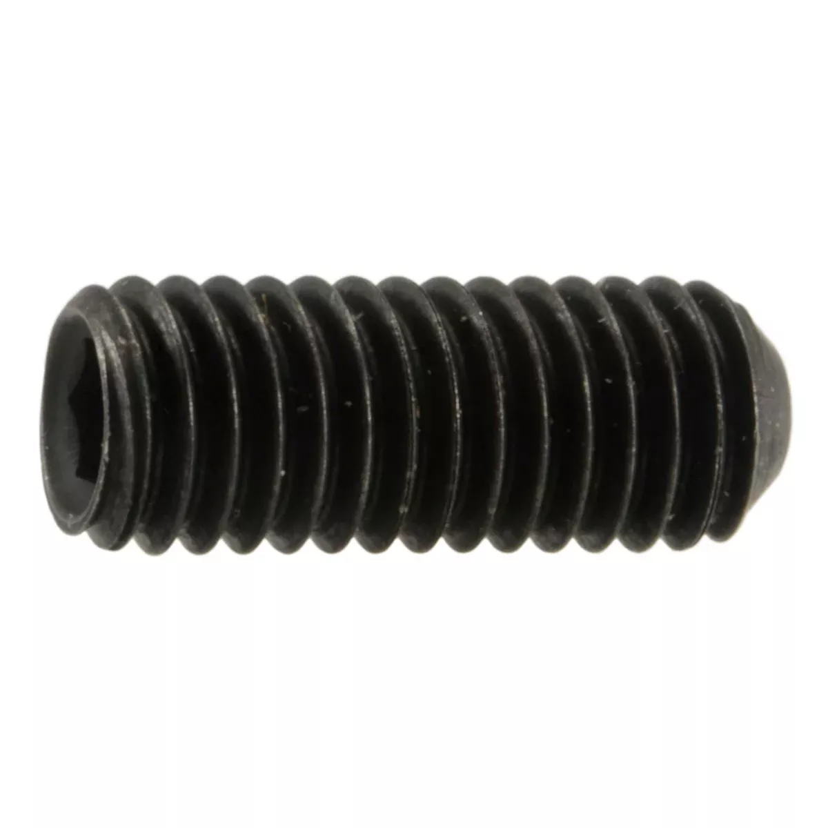 #10-32 x 1/2" Steel Fine Thread Hex Socket Headless Set Screws