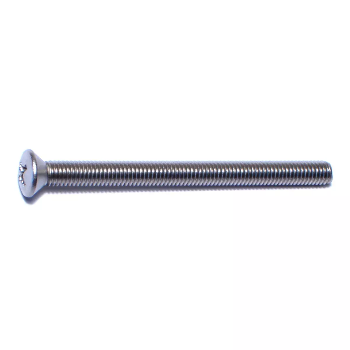 #10-32 x 2-1/2" 18-8 Stainless Phillips Oval Head Machine Screws (100 pcs.)