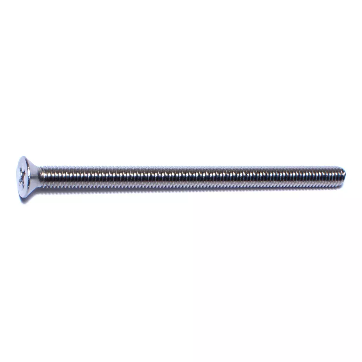 #10-32 x 3" 18-8 Stainless Steel Fine Thread Phillips Flat Head Machine Screws
