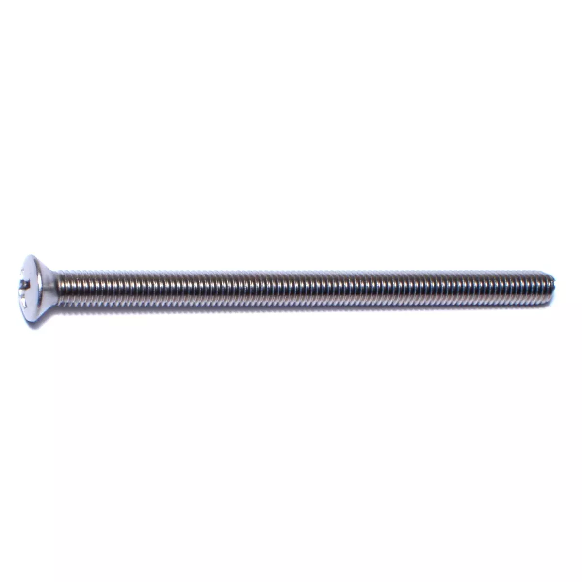 #10-32 x 3" 18-8 Stainless Steel Fine Thread Phillips Oval Head Machine Screws