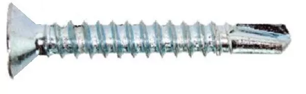 #10 X 1-1/2" Phillips Flat Head | Self-Drilling Screw | Zinc plated | DP3 | Bulk Box 3000