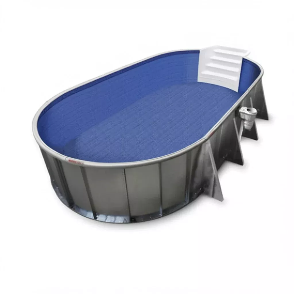 10' x 20' x 52" Oval Steel Semi Inground Pool Kit - Discount Package