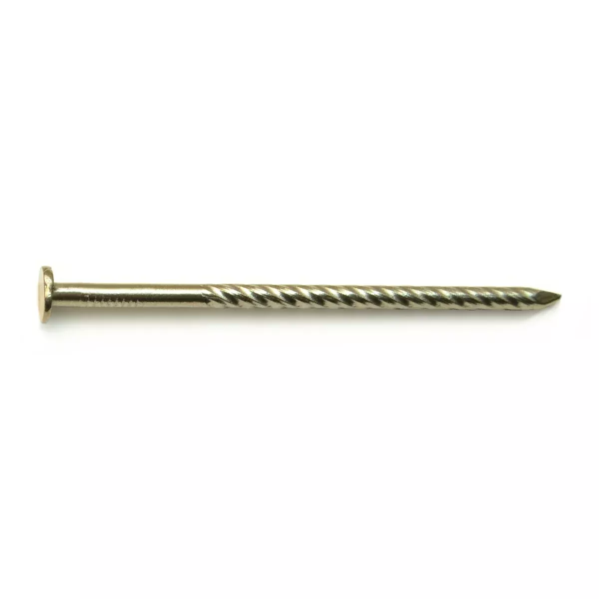 10d 3" 18-8 Stainless Steel Spiral Deck Flat Head Nails