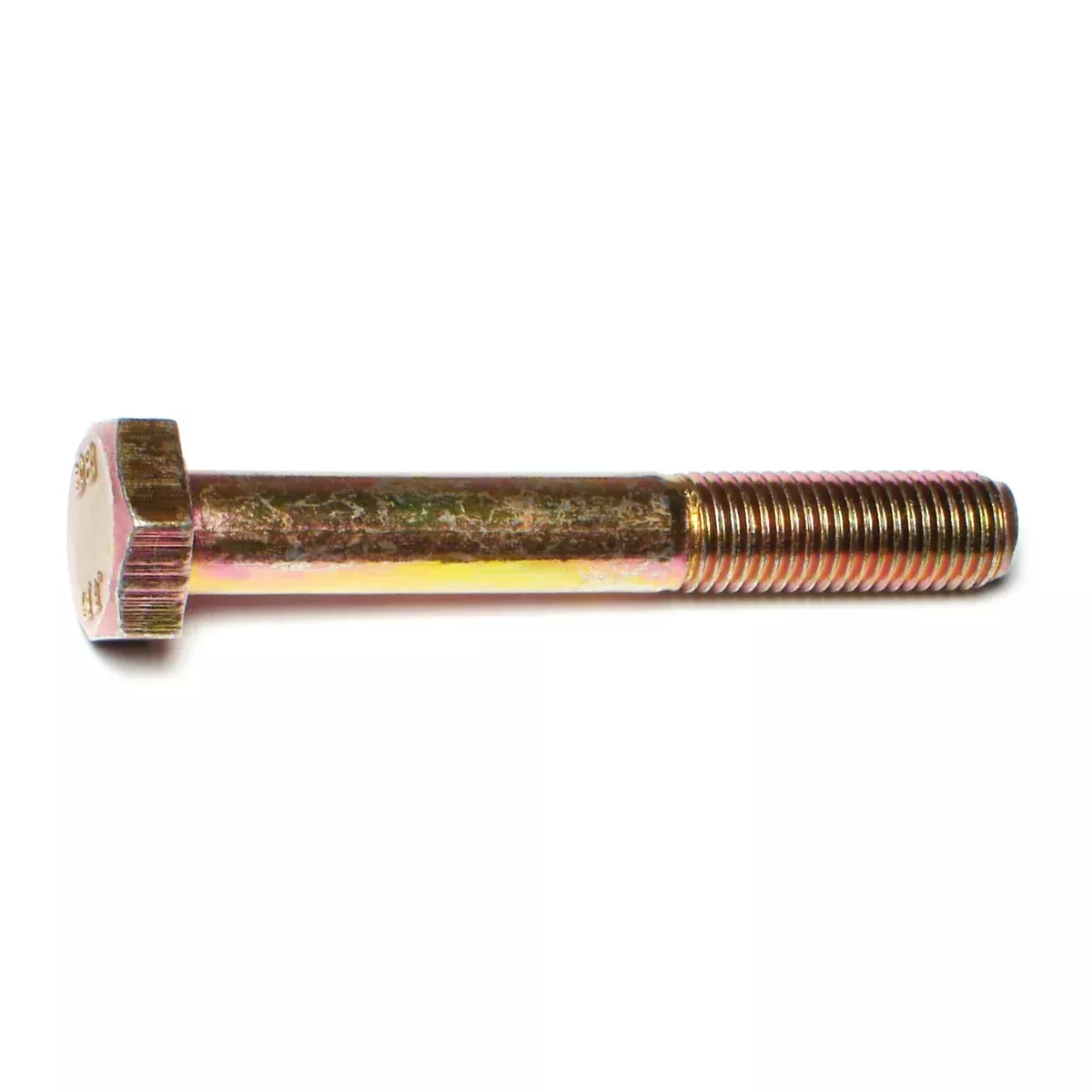 10mm-1.25 x 70mm Zinc Plated Class 8.8 Steel Fine Thread Hex Cap Screws