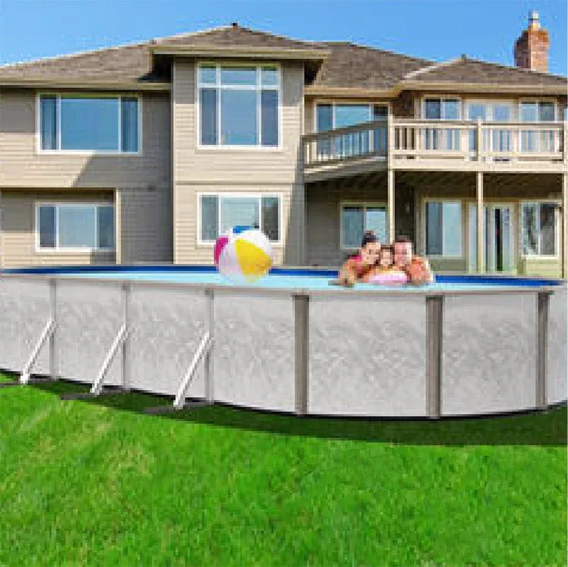 15' x 25' x 52" Oval Saltwater Friendly Resin Frame Above Ground Freedom Pool
