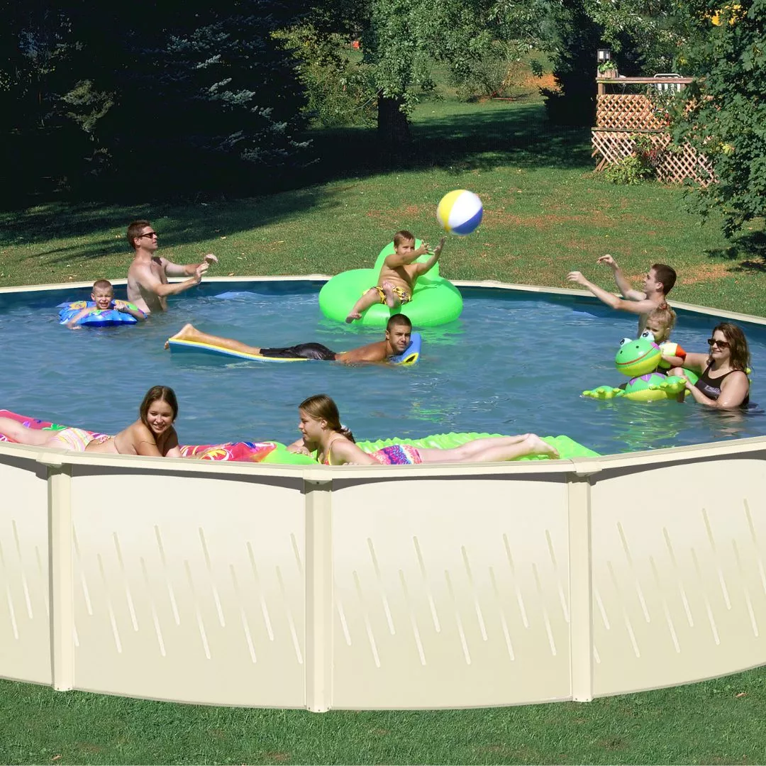 24' x 54" Round 6" Hybrid Frame Family Fun Pool & Package