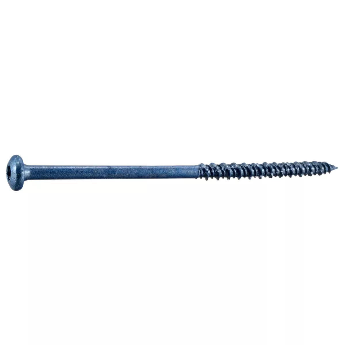 3/16" x 4" Blue Ruspert Coated Steel Star Drive Pan Head TorqueMaster Masonry Screws