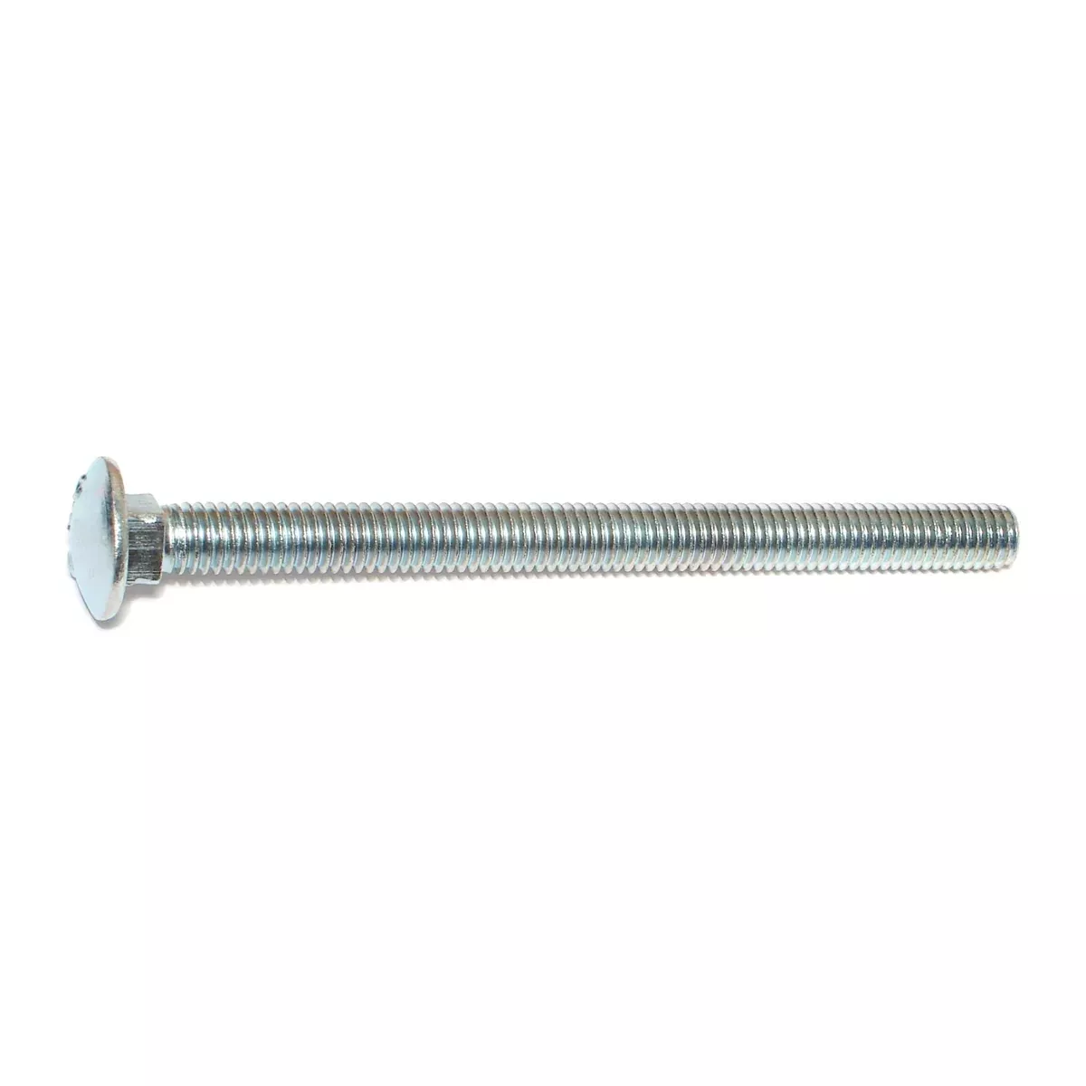 3/8"-16 x 5" Zinc Plated Grade 2 / A307 Steel Coarse Thread Carriage Bolts