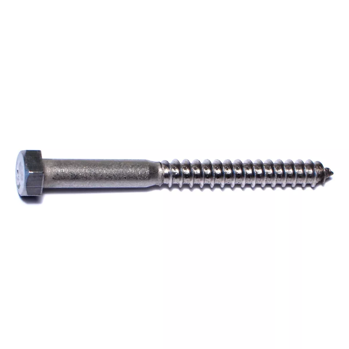 3/8" x 4" 18-8 Stainless Steel Hex Head Lag Screws