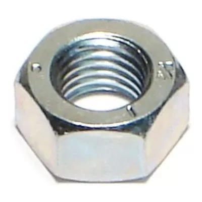 5/16"-24 Zinc Plated Grade 5 Steel Fine Thread Hex Nuts
