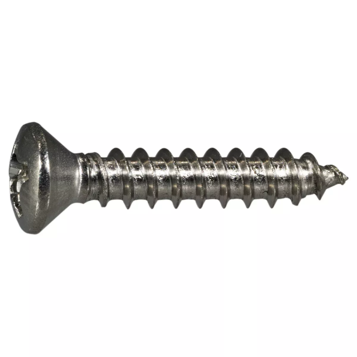 #6 x 3/4" 18-8 Stainless Steel Phillips Oval Head Sheet Metal Screws