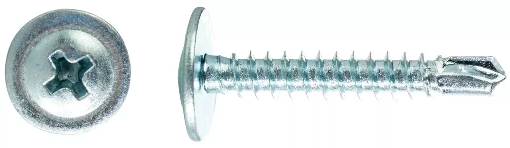 #8 X 1/2" Phillips Modified Truss Head K-Lath) | Self-Drilling Screw | Zinc plated | DP2 Bulk Box 10000