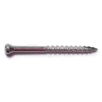 #8 x 2" 304 Stainless Steel Star Drive Trim Head Saberdrive Deck Screws