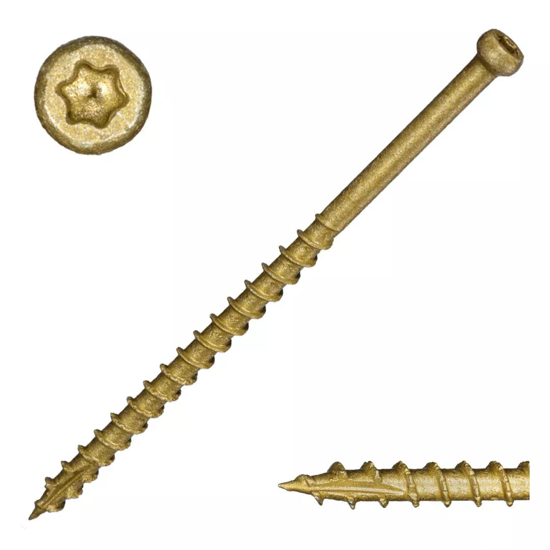 8 x 3" Star Drive Tan XL1500 SaberDrive Trim Screws