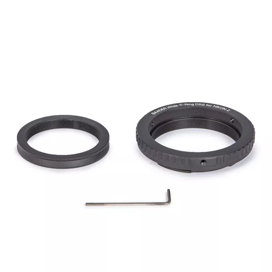 Baader Wide-T-Ring Nikon Z W/ D52i to T-2 and S52