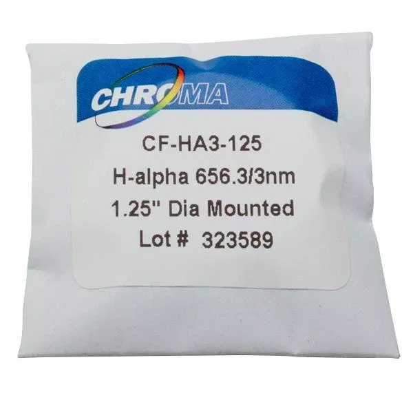 Chroma 1.25" H-alpha 3nm Telescope Filter