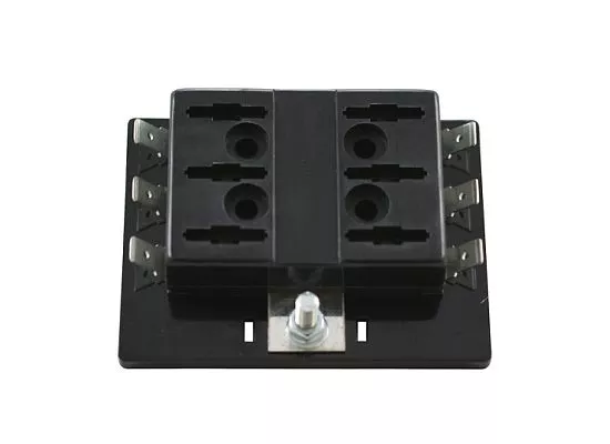 JT&T (2454F) - Six Position ATC/ATO Fuse Block, 1 Pc.