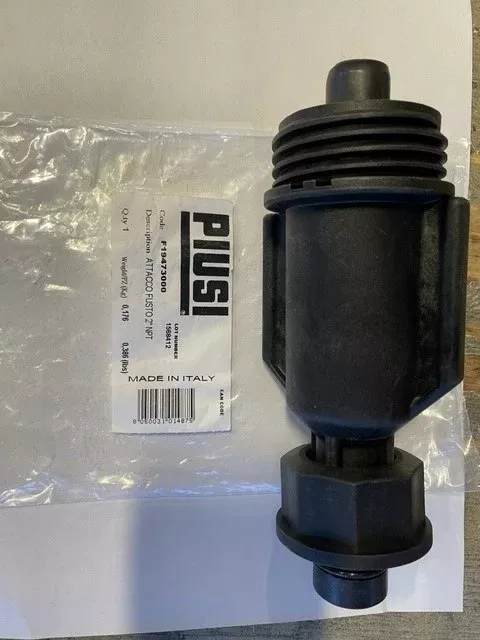 Piusi F19473000 2-1/2" x 5 Buttress Thread to 2" Drum Bung Hole Adapter