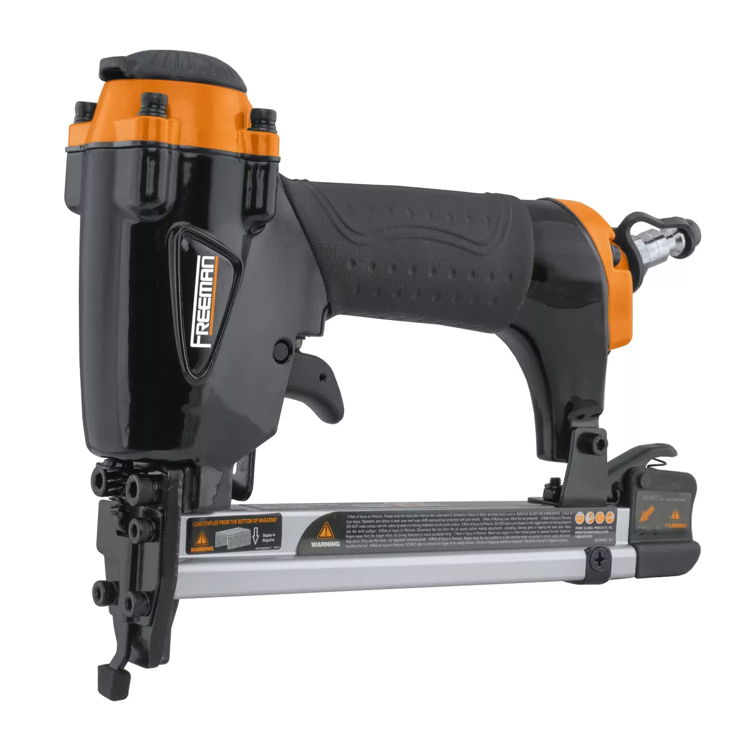 Pneumatic 20-Gauge 9/16" Fine Wire Stapler with Belt Hook – Compatible with Arrow T50 Staples, PFWS