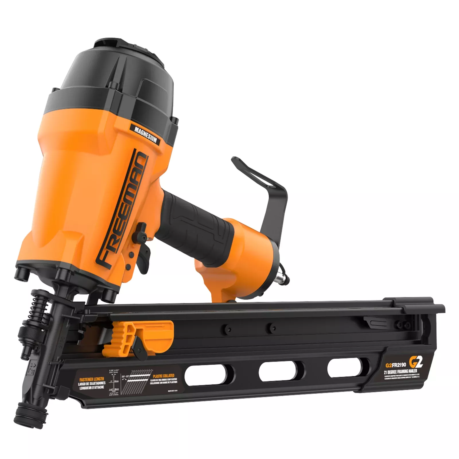 Pneumatic 21 Degree 3-1/2" Framing Nailer (2nd Generation)