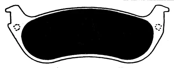 Porterfield Brake Pads for 2001 FORD CROWN VICTORIA
