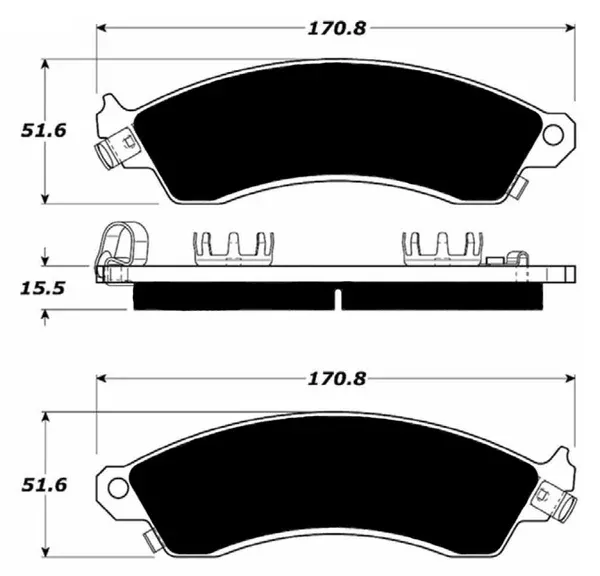 Porterfield Brake Pads for 2004 FORD MUSTANG Cobra