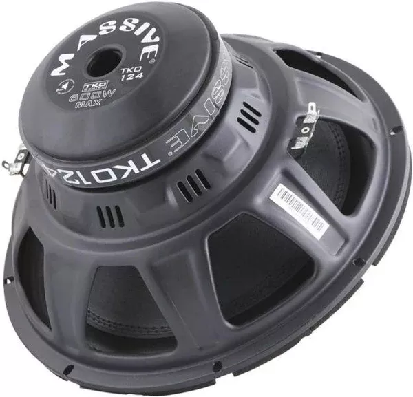 TKO124 - 12" 300 Watts RMS Dual 4 Ohm Subwoofer