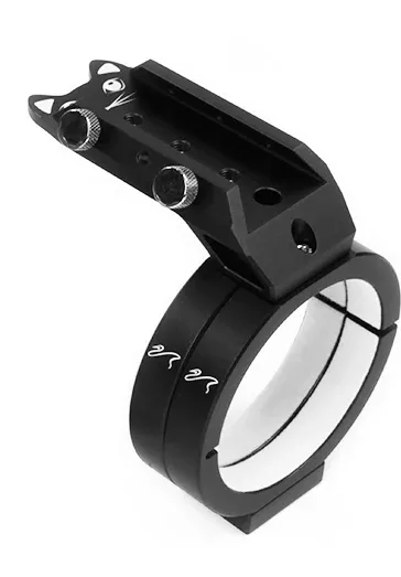William Optics ZenithStar 61 Mounting Rings and CAT Handle Bar Black
