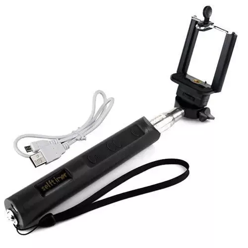 Wireless Bluetooth Selfie Timer Camera Monopod Remote Shutter Pole