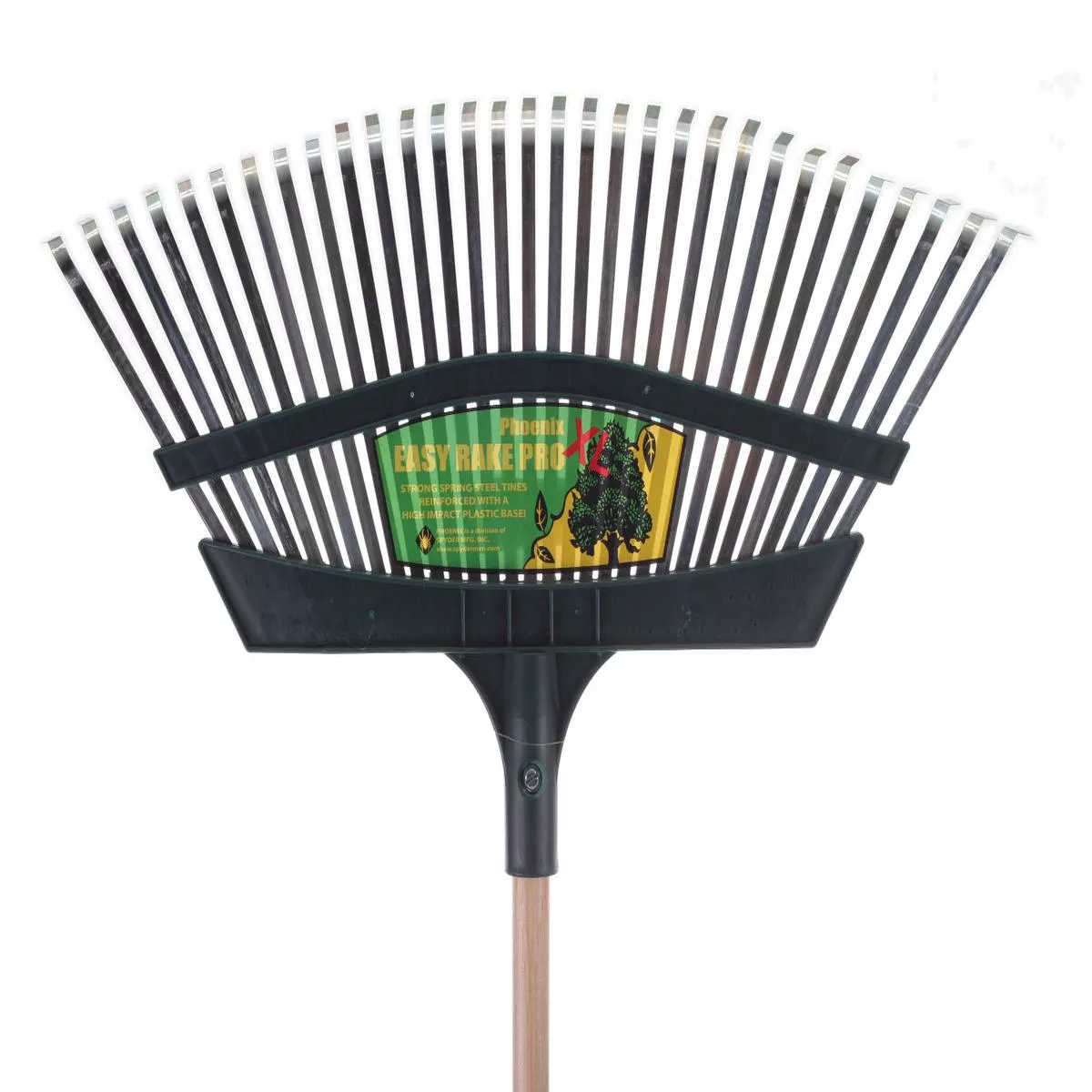 Xl 24 ” Plastic Rake With Wood Handle