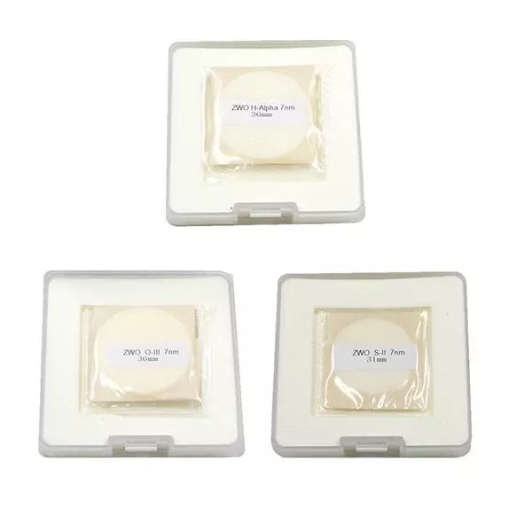 ZWO 36mm H-alpha SII OIII 7nm Filter Set